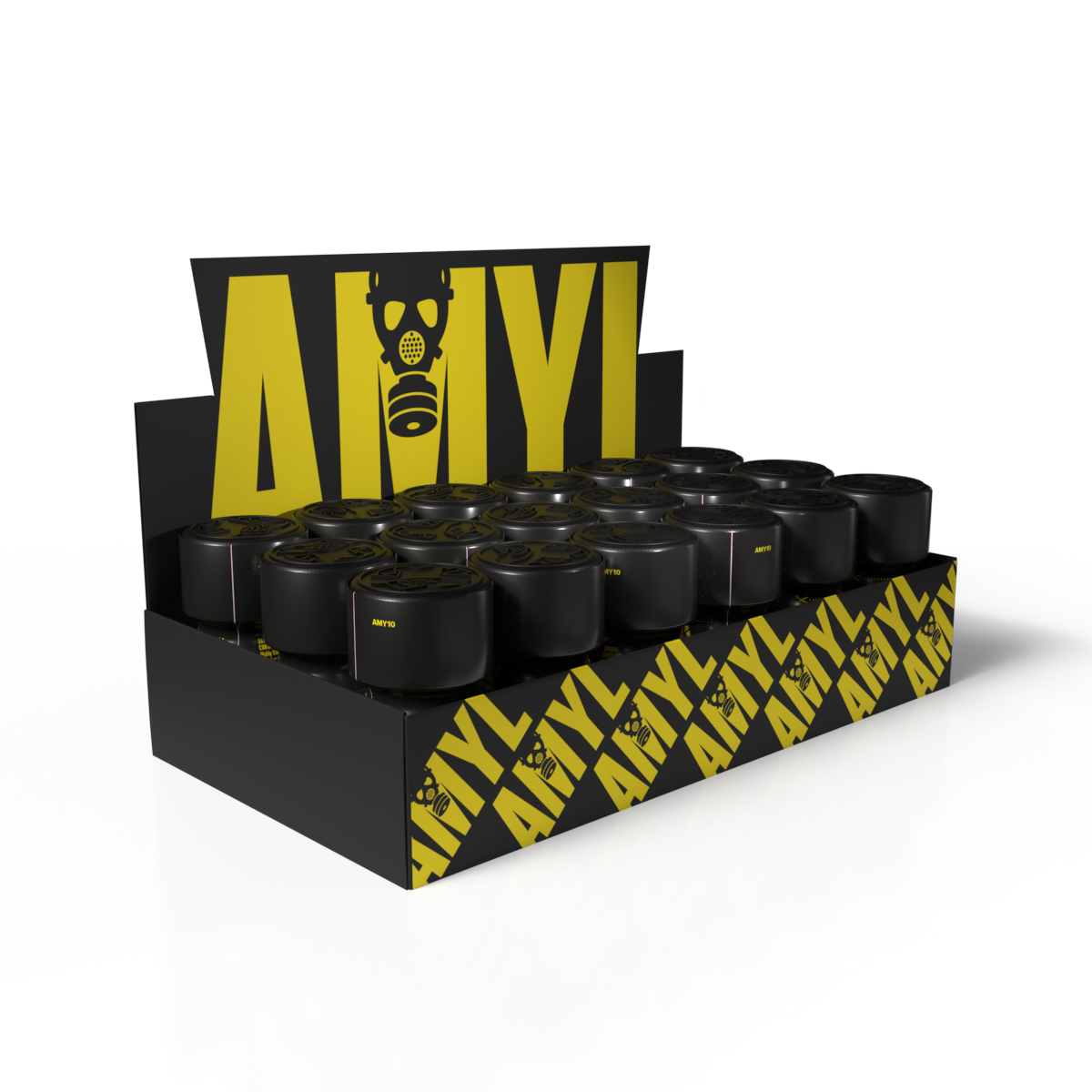 Amyl counter display tray — 18 units