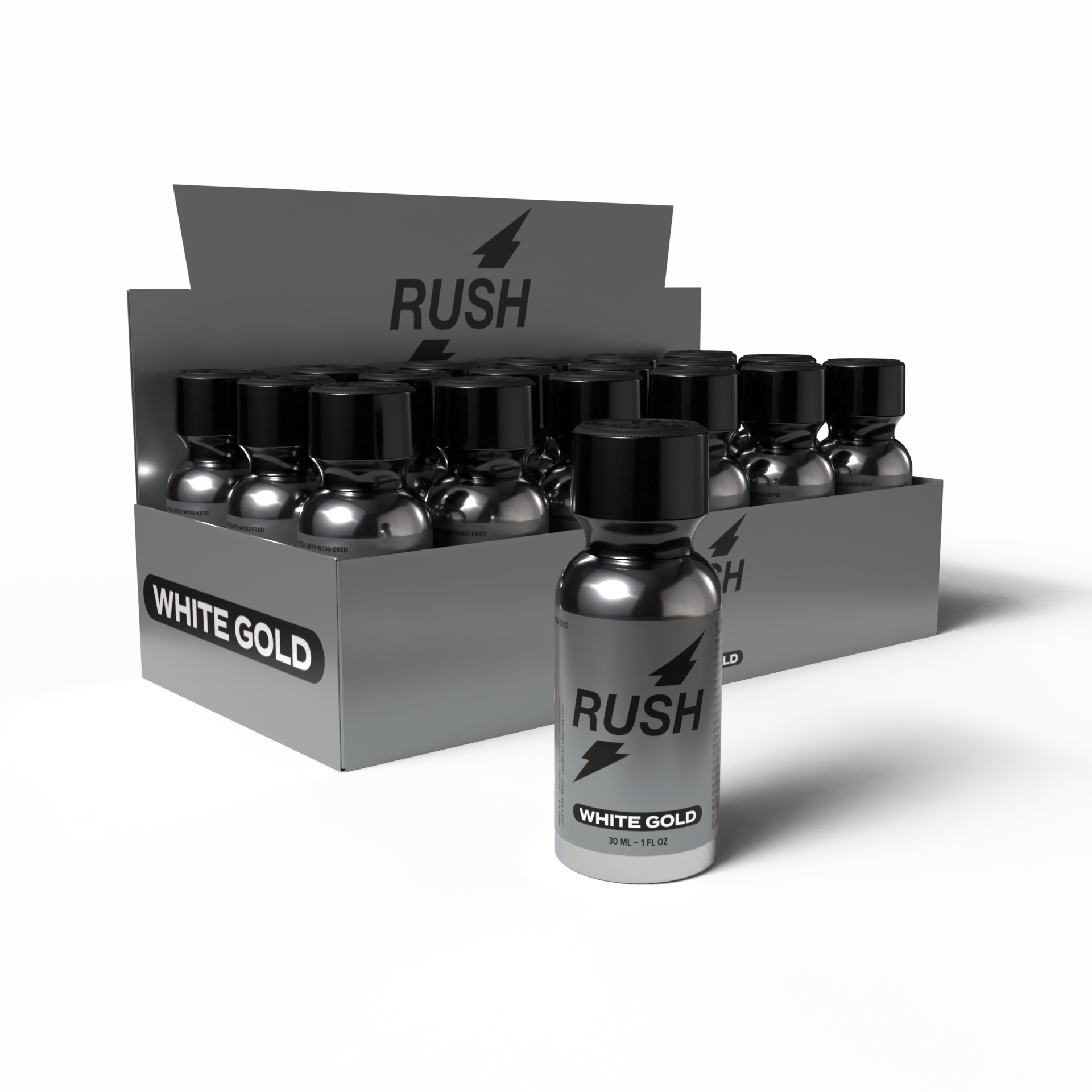 Rush White Gold counter display tray — 18 units